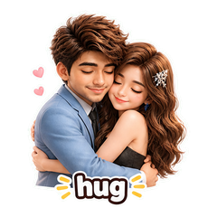Sweet Romantic Couple sticker 2