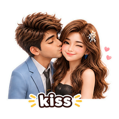 Sweet Romantic Couple sticker 3