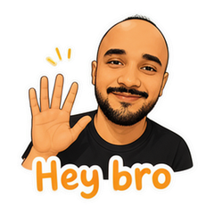 Chill Bro Stickers #1