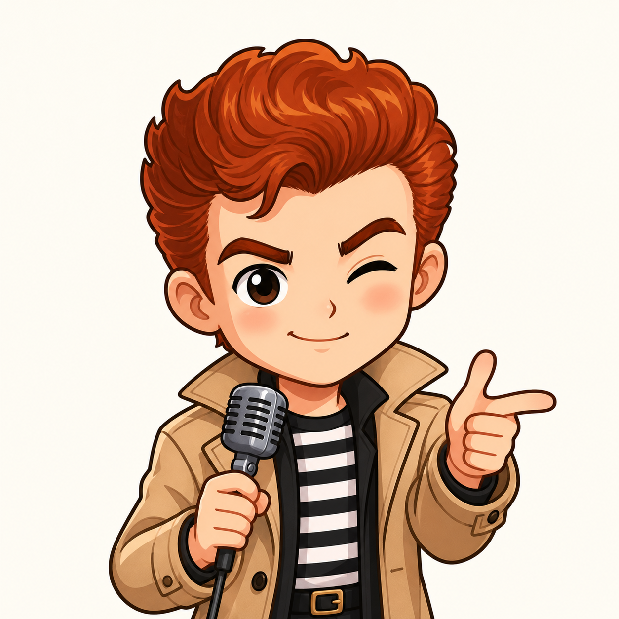 Rickroll Cartoon Sticker Packのキャラクター画像