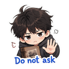Tiny Feelings Guy sticker 2