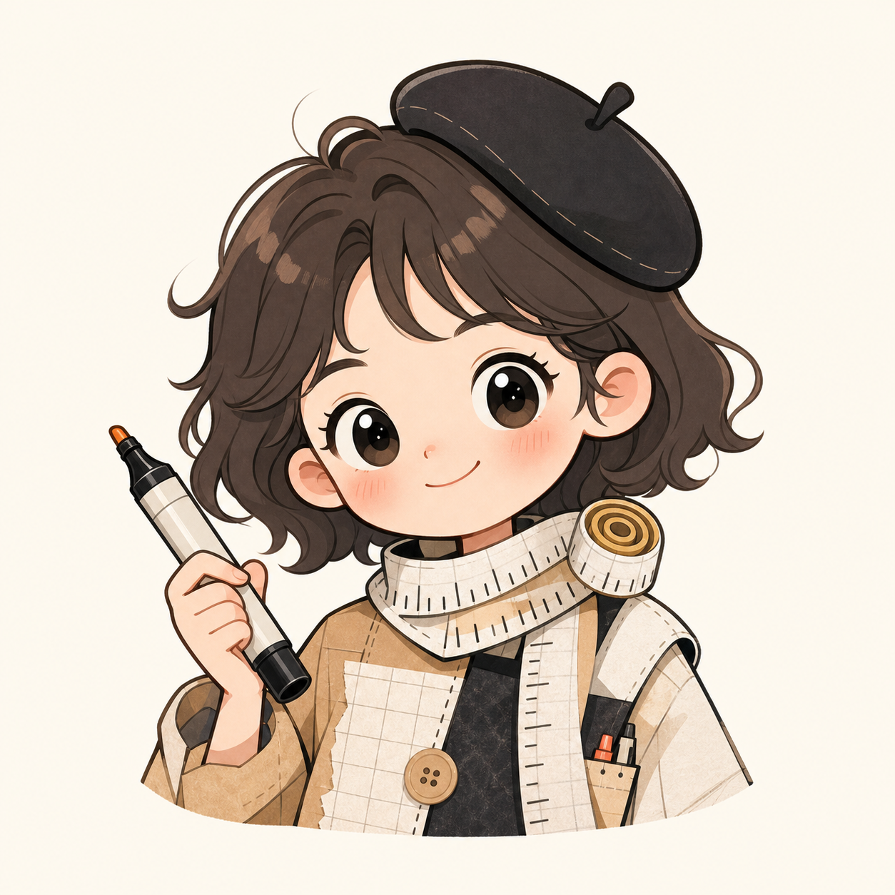 Fashion Sketch Edits character image