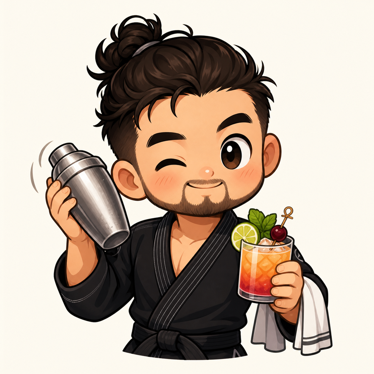 Cocktail Jiu Jitsu Sticker Pack character image