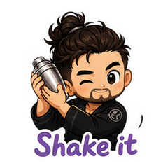 Cocktail Jiu Jitsu Sticker Pack #2
