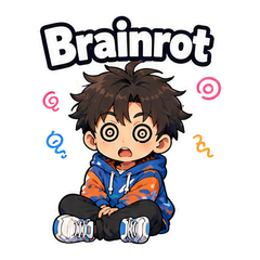 67 Brainrot Meme Student Stickers sticker 2