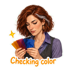 Elena Tunes the Stage Light sticker 1