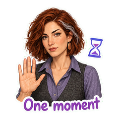 Elena Tunes the Stage Light sticker 3