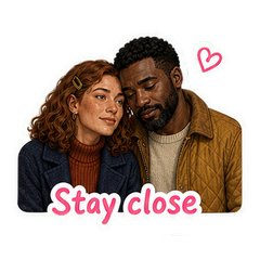 Maeve and Dorian Under the Stars sticker 4