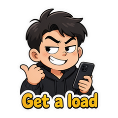 Get A Load Cartoon Sticker Pack #1