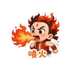火焰红孩 #1