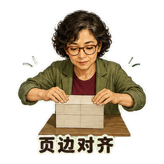 书脊旁的静岚 sticker 4