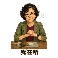 书脊旁的静岚 sticker 2