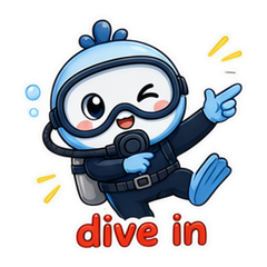 Scuba Dance Sticker Pack #1