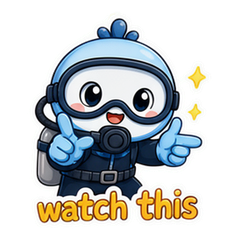 Scuba Dance Sticker Pack #2