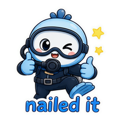Scuba Dance Sticker Pack #3