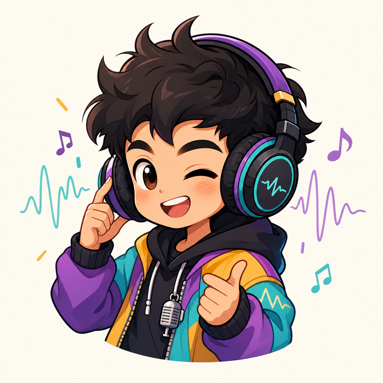 Trending Sounds Sticker Packのキャラクター画像