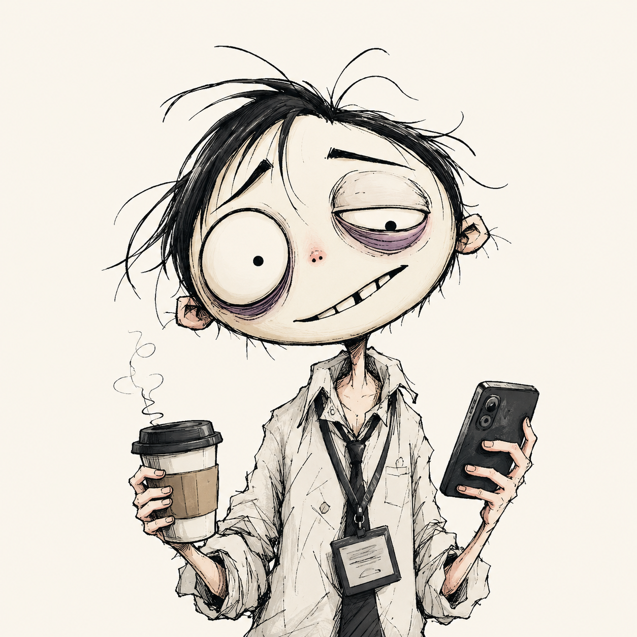 崩溃怪诞小人角色图