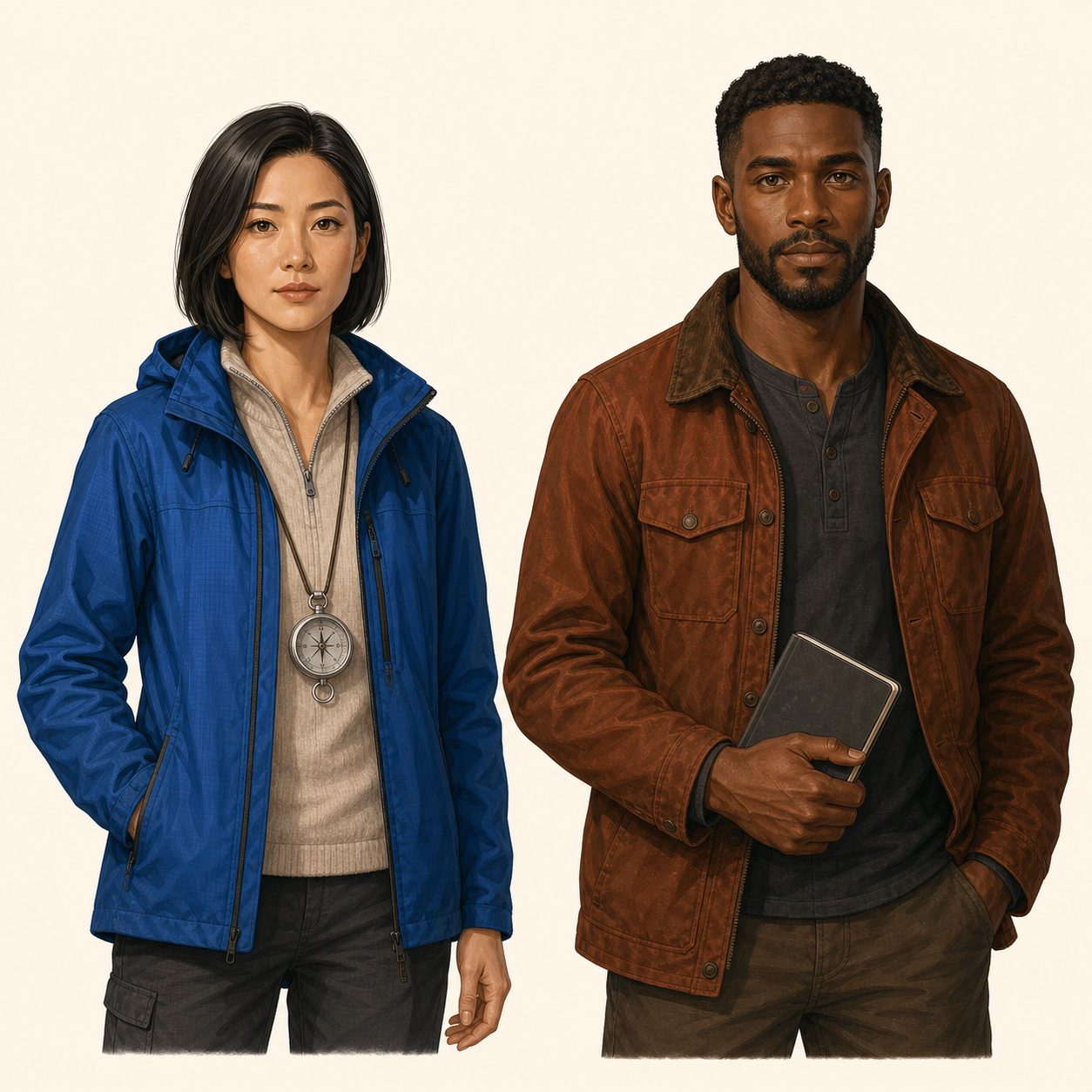 Alpine Weather Station Couple character image