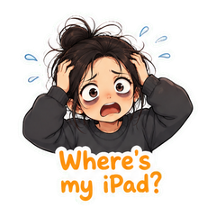 Lost iPad Saga sticker 1