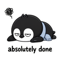 Nihilist Penguin Sticker Pack #4
