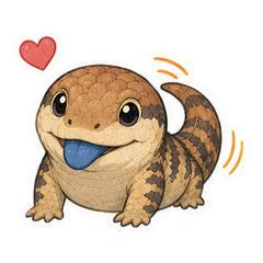 蓝舌慢慢 sticker 4