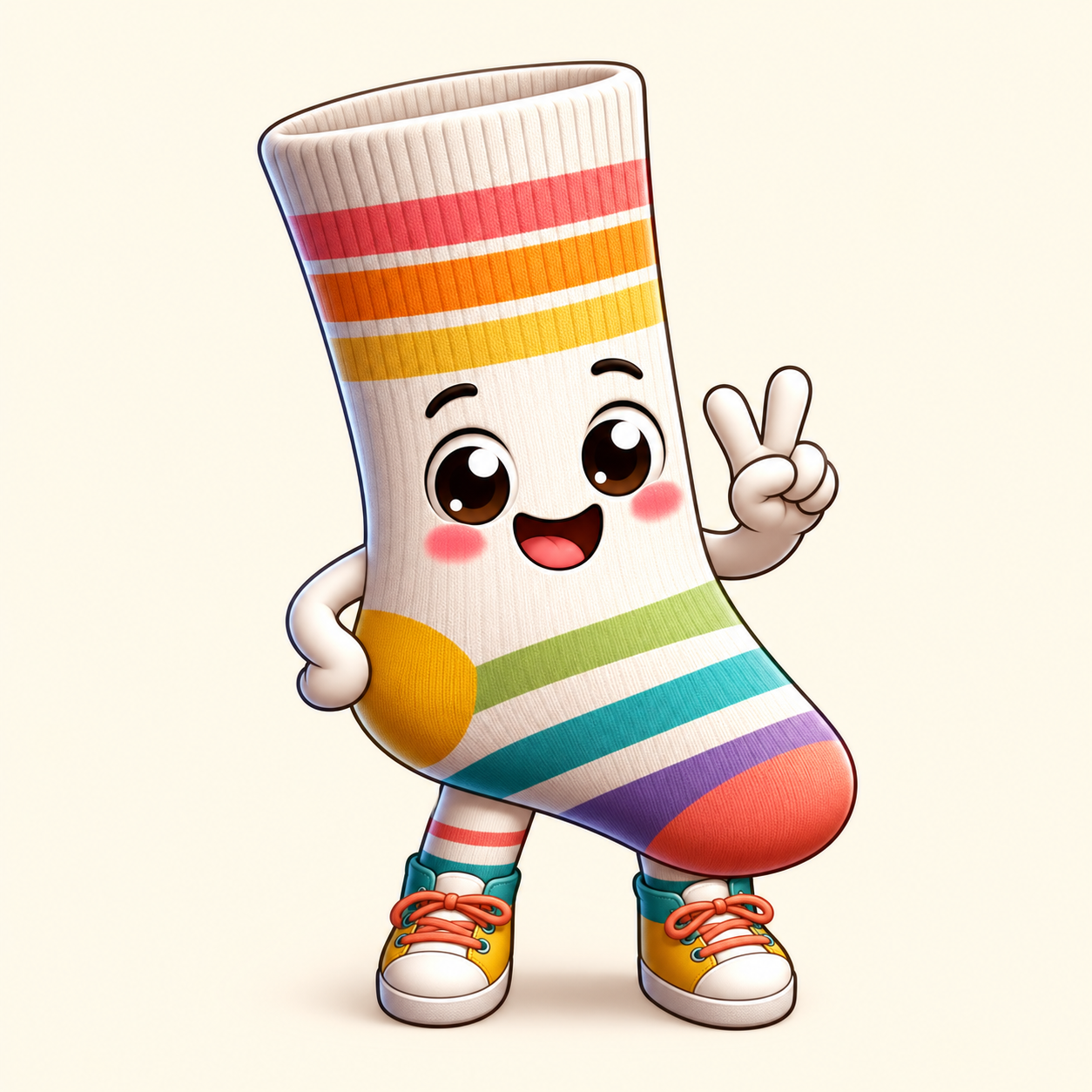 Imagen del personaje de Colorful Sock Trend Stickers