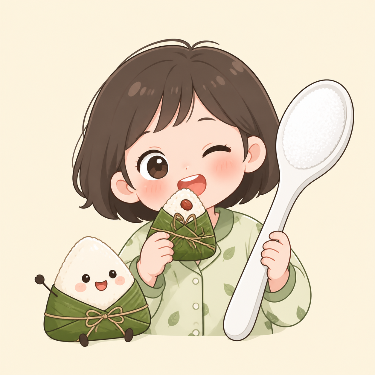 糖堆粽子 角色圖