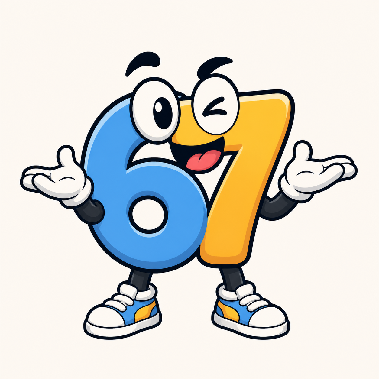 Six Seven Meme Stickers character image