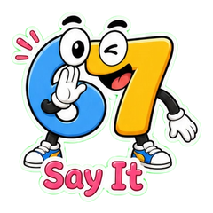 Six Seven Meme Stickers #3