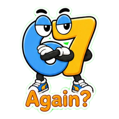 Six Seven Meme Stickers #4