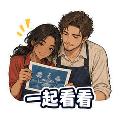 青芮何川蓝晒日 表情 1