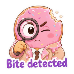 Donut Bite Mystery sticker 3