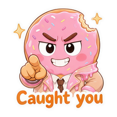 Donut Bite Mystery sticker 4