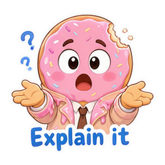 Donut Bite Mystery sticker 2