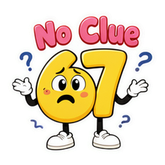 Sixty Seven Meme Stickers #4