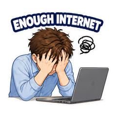 Closing Laptop Meme Reactions sticker 3