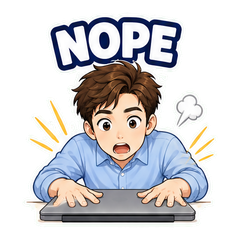 Closing Laptop Meme Reactions sticker 1