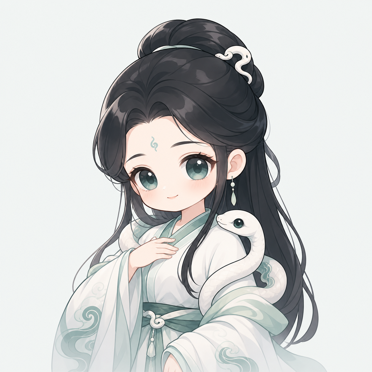 白蛇素贞角色图