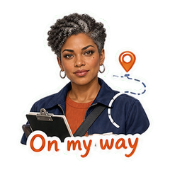 Nadia on the Night Route sticker 1