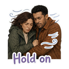 Cable Car Couple Reactions sticker 4