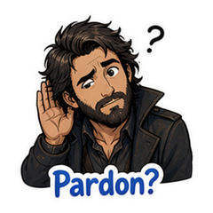 Excuse Me Sir Cartoon Sticker Pack #2