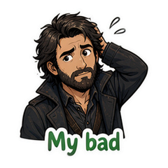 Excuse Me Sir Cartoon Sticker Pack #3