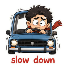 Slow Down Lada Sticker Pack #1