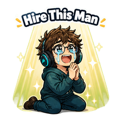 Nintendo Hire This Man Meme Stickers sticker 1