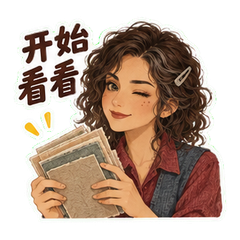 纸纹工作室的砚秋 sticker 1
