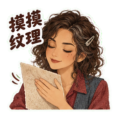纸纹工作室的砚秋 sticker 2