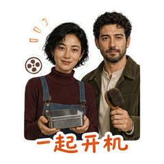 老影院放映搭档 sticker 1