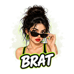 Brat Summer Sassy Stickers sticker 1
