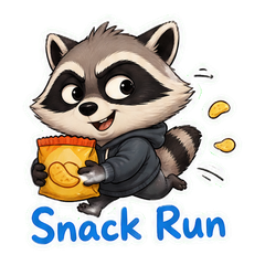Jimothy Raccoon Pack sticker 4