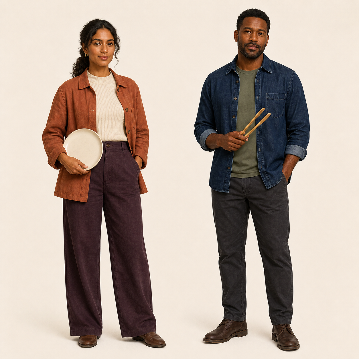 Sana and Micah at the Night Market character image